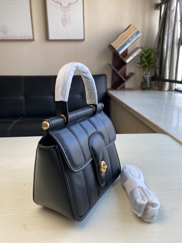 Coach Willis Mini Fat Messenger Handbag - Black 52686 - Image 4