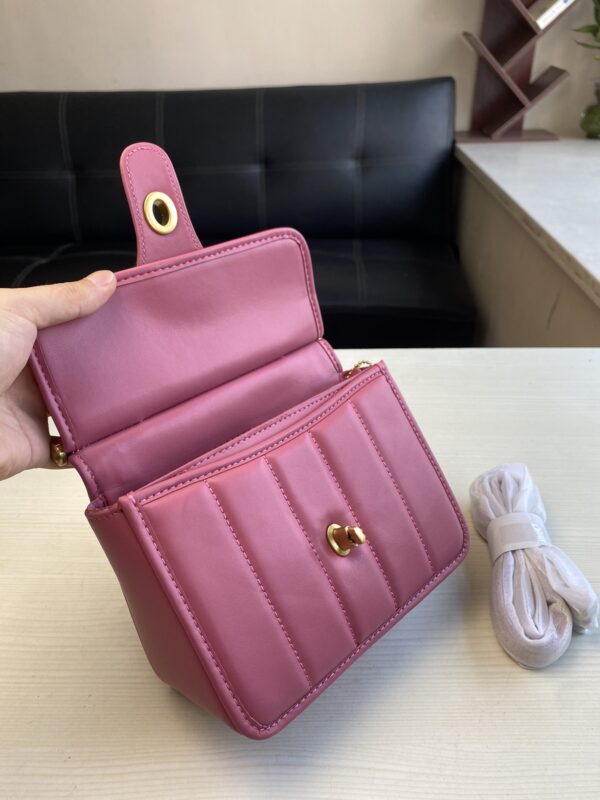 Coach Willis Mini Fat Messenger Handbag - Pink 80081 - Image 3
