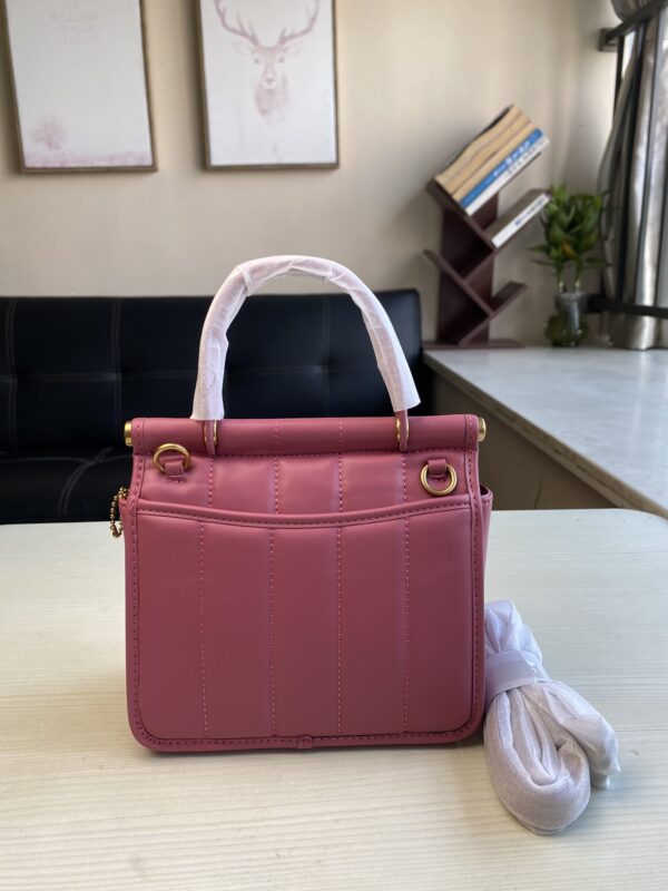 Coach Willis Mini Fat Messenger Handbag - Pink 80081 - Image 5