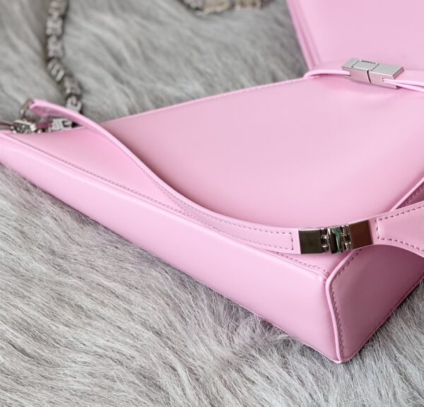 Givenchy V-shaped Cut Out Small Handbag - Pink 21060 - Image 4