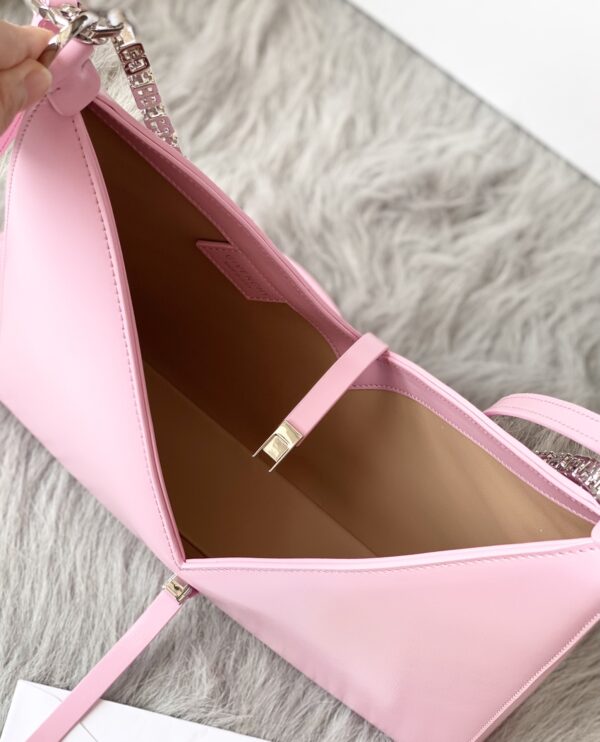 Givenchy V-shaped Cut Out Small Handbag - Pink 21060 - Image 2
