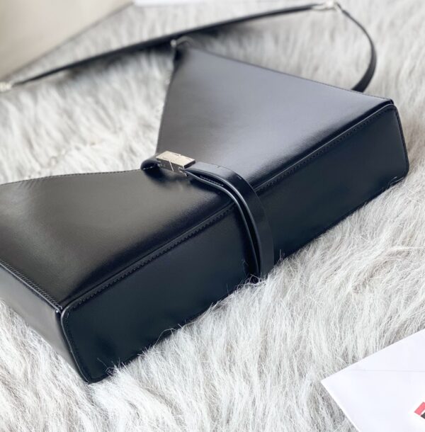 Givenchy V-shaped Cut Out Small Handbag - Black 65646 - Image 4