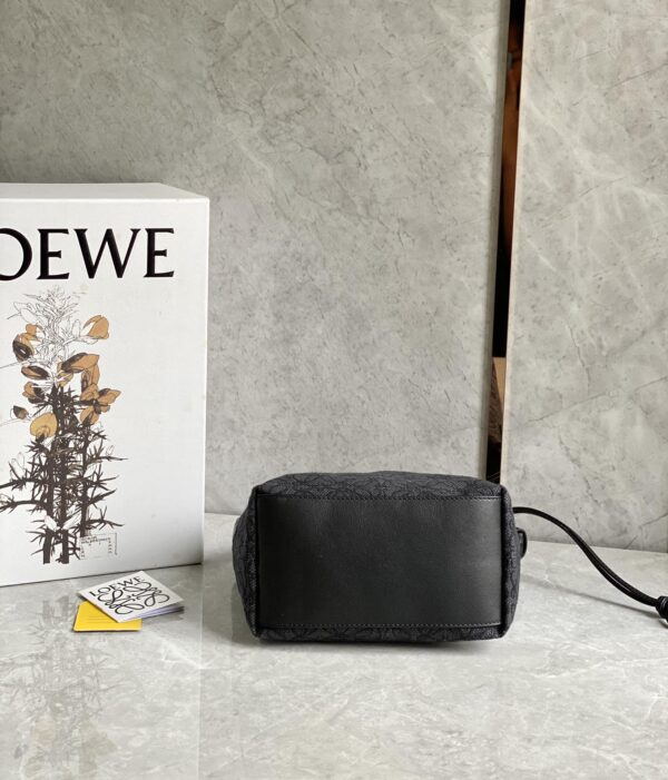 Celine Cubi Embroidered Lunch Small Bag - Black 24047 - Image 4