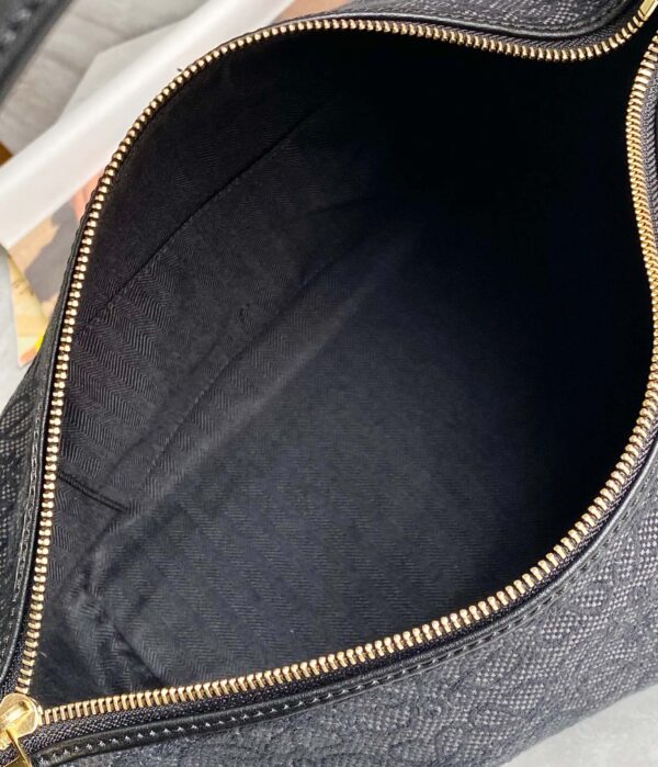 Celine Cubi Embroidered Lunch Large Bag - Black 94973 - Image 3