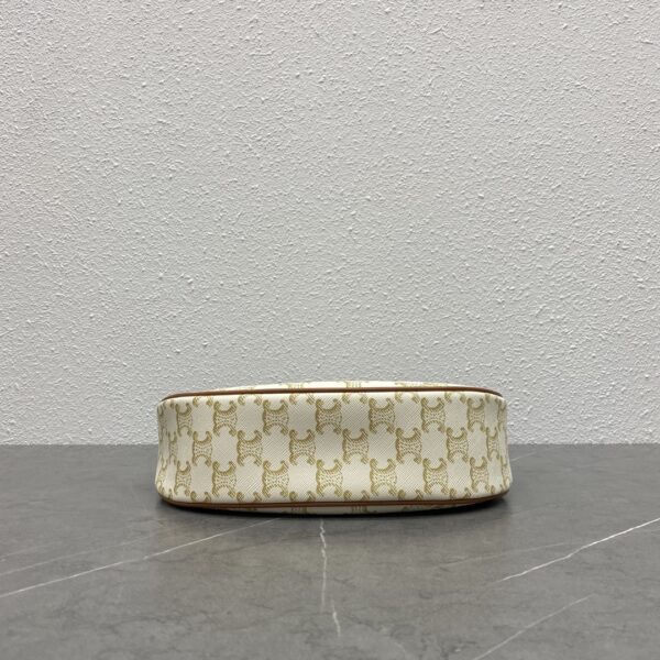 Celine Ava Armpit Bag - White 21924 - Image 4