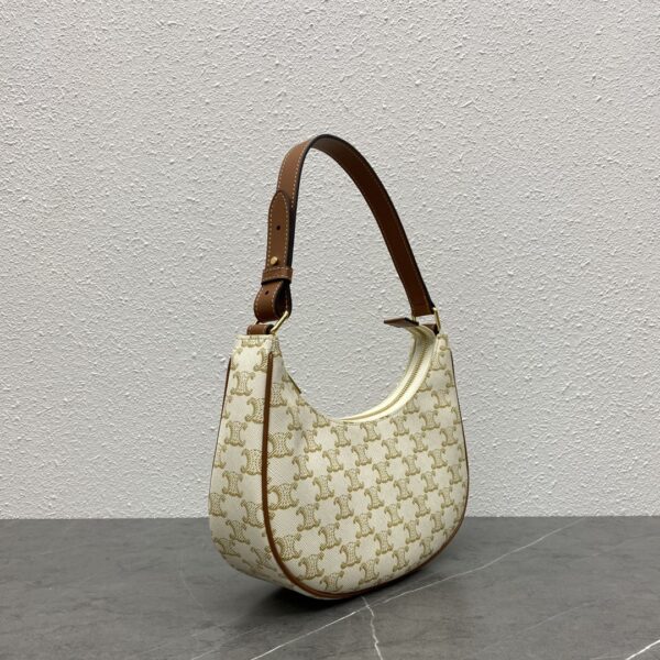 Celine Ava Armpit Bag - White 21924 - Image 5