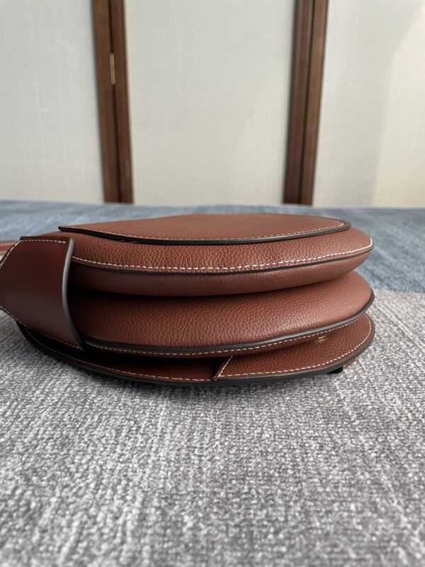 Chloe Darryl Mocha Warm Brown Saddle Bag - Brown 21159 - Image 3