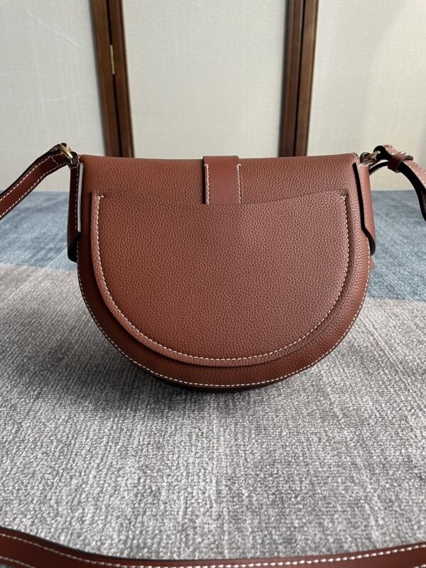 Chloe Darryl Mocha Warm Brown Saddle Bag - Brown 21159 - Image 5