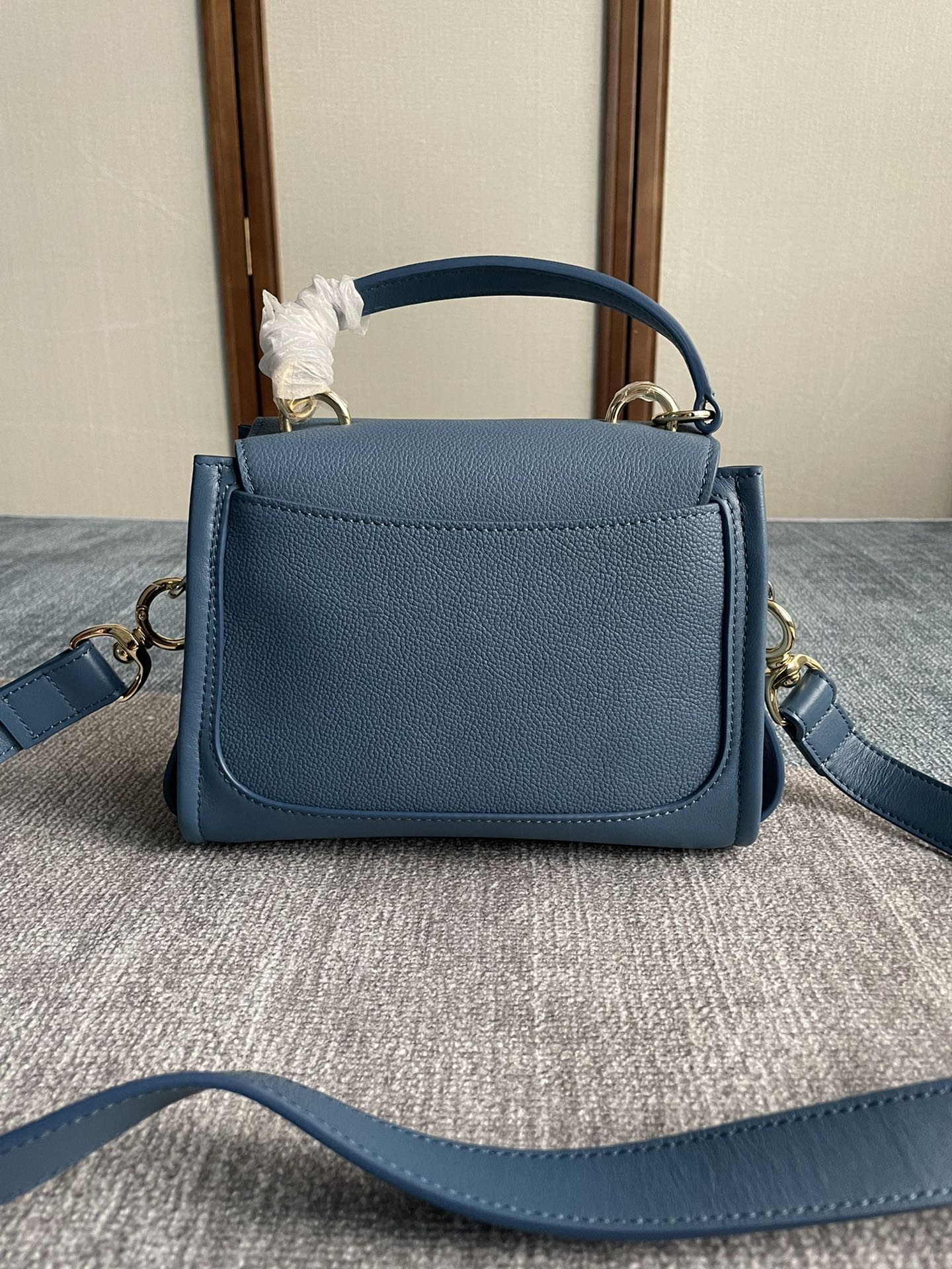 Chloe Tess Day Small Size Handbag - Blue 70259 - Image 4