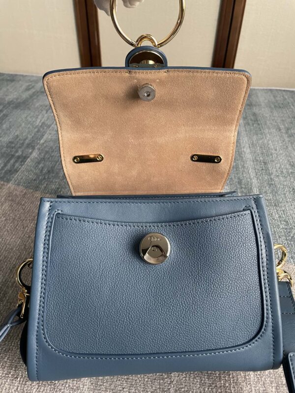 Chloe Tess Day Small Size Handbag - Blue 70259 - Image 3