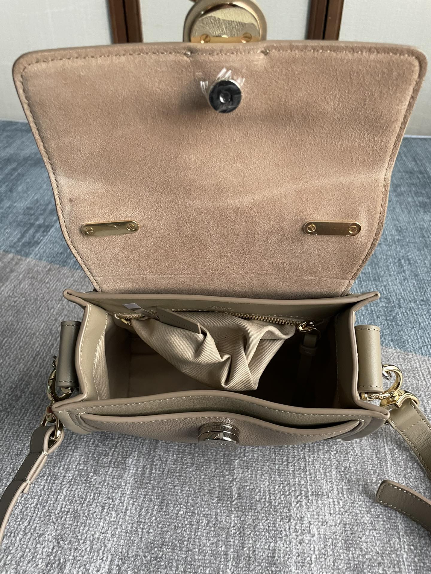 Chloe Tess Day Small Size Handbag - Elephant Gray 21684 - Image 2