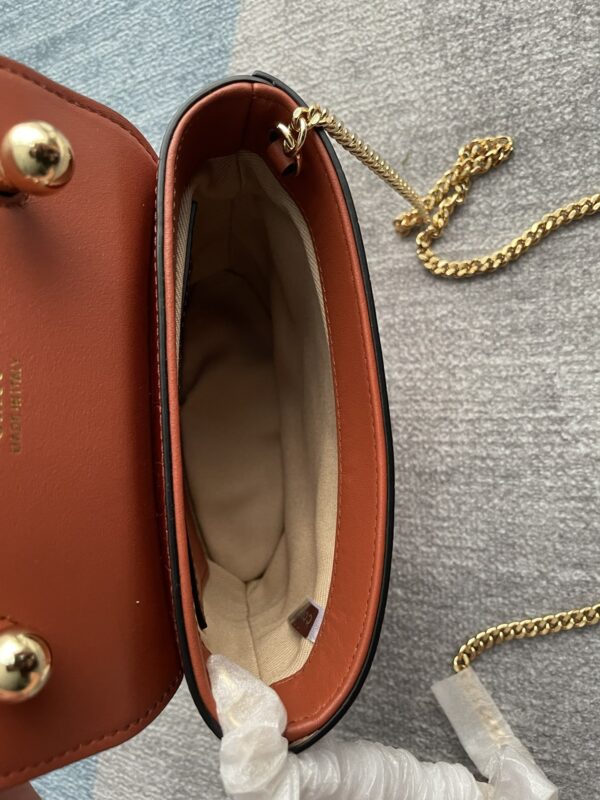 Chloe Small Aby Lock Crocodile Handbag - Red 11140 - Image 2