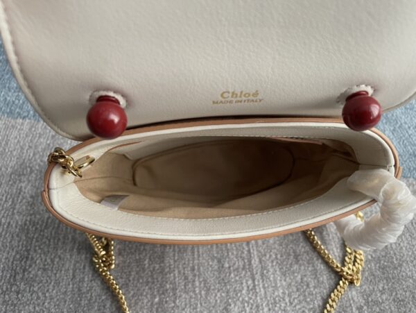 Chloe Small Aby Lock Handbag - Cream 33890 - Image 2