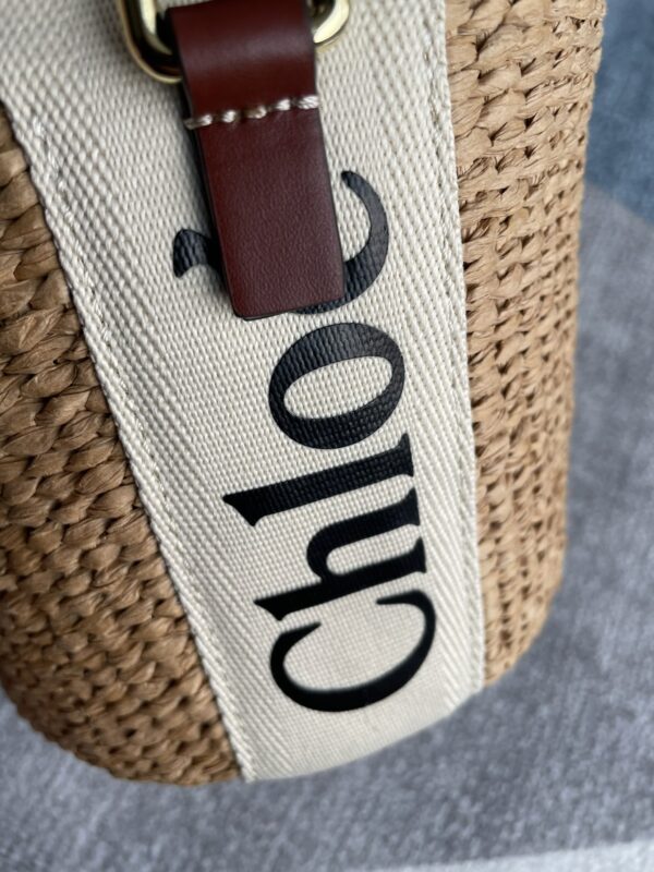 Chloe’s Small Woody Basket Vegetable Basket Bucket Bag 47735 - Image 5