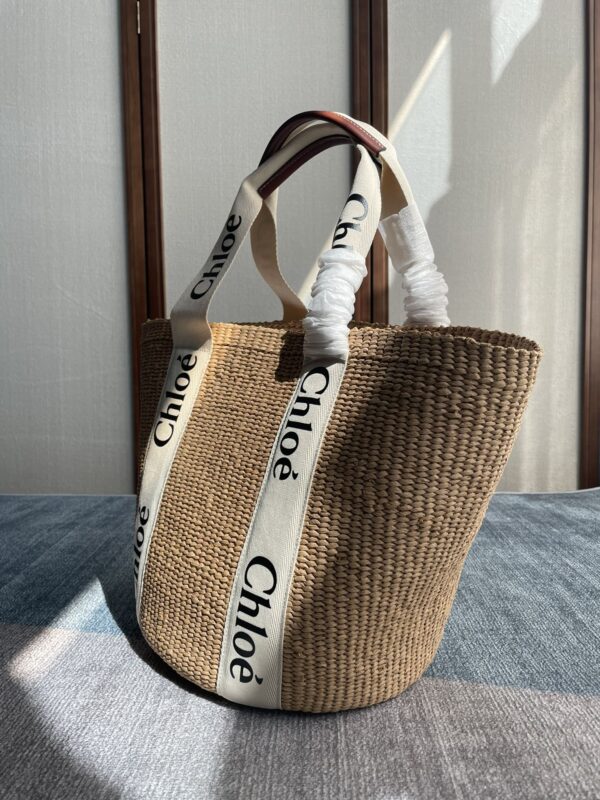 Chloe Large Woody Basket Tote Bag 11710 - Image 5