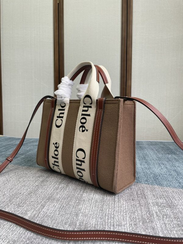 Chloe Woody Small Tote Bag - Brown 26890 - Image 5