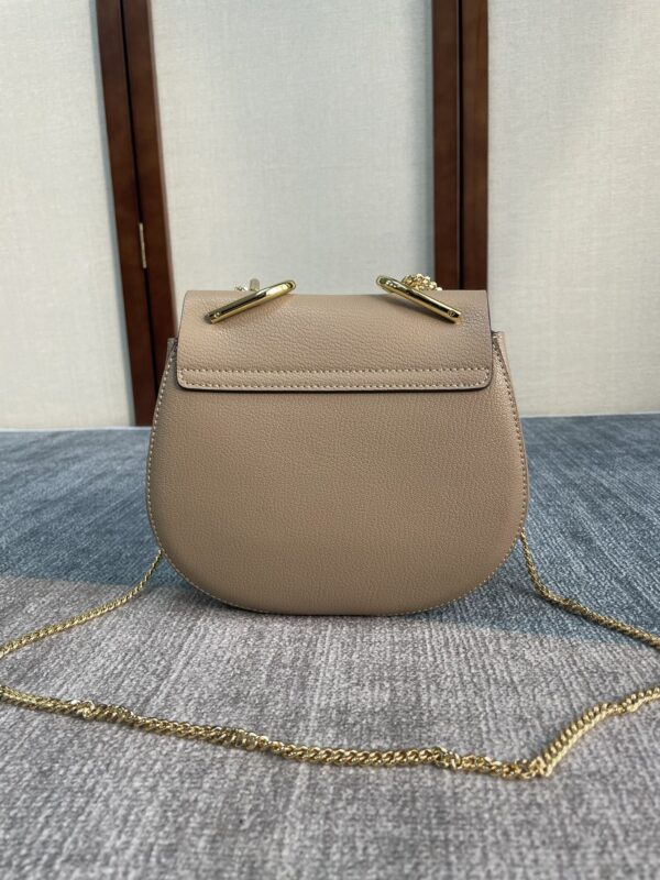 Chloe Mini Drew Piggy Bag - Elephant Gray 16807 - Image 4