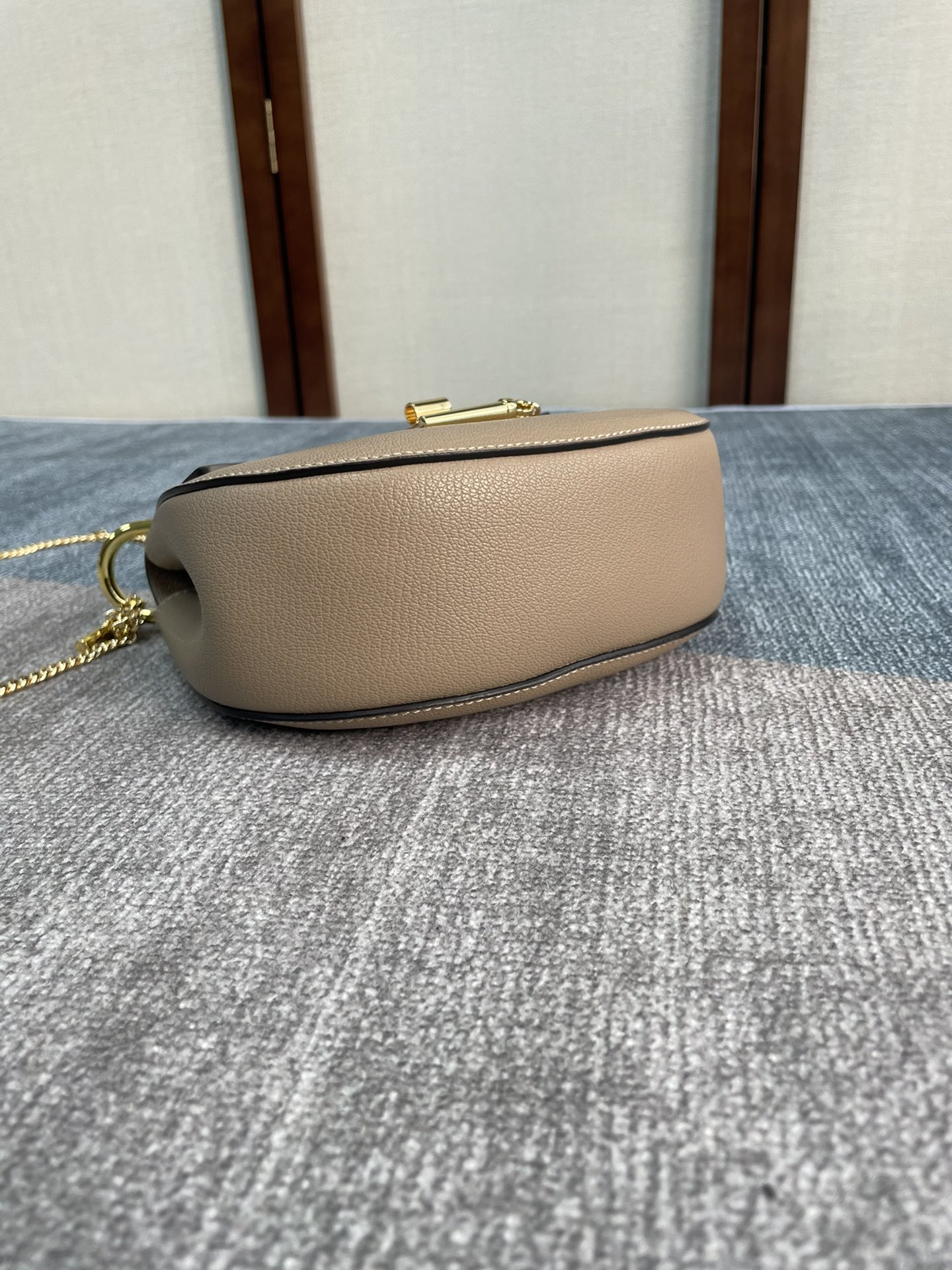 Chloe Mini Drew Piggy Bag - Elephant Gray 16807 - Image 3