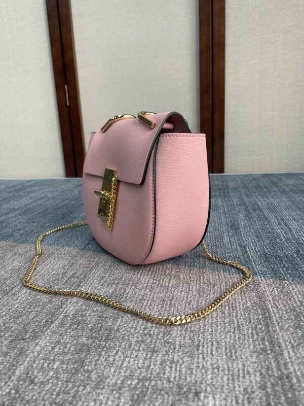 Chloe Mini Drew Piggy Bag - Pink 43381 - Image 4