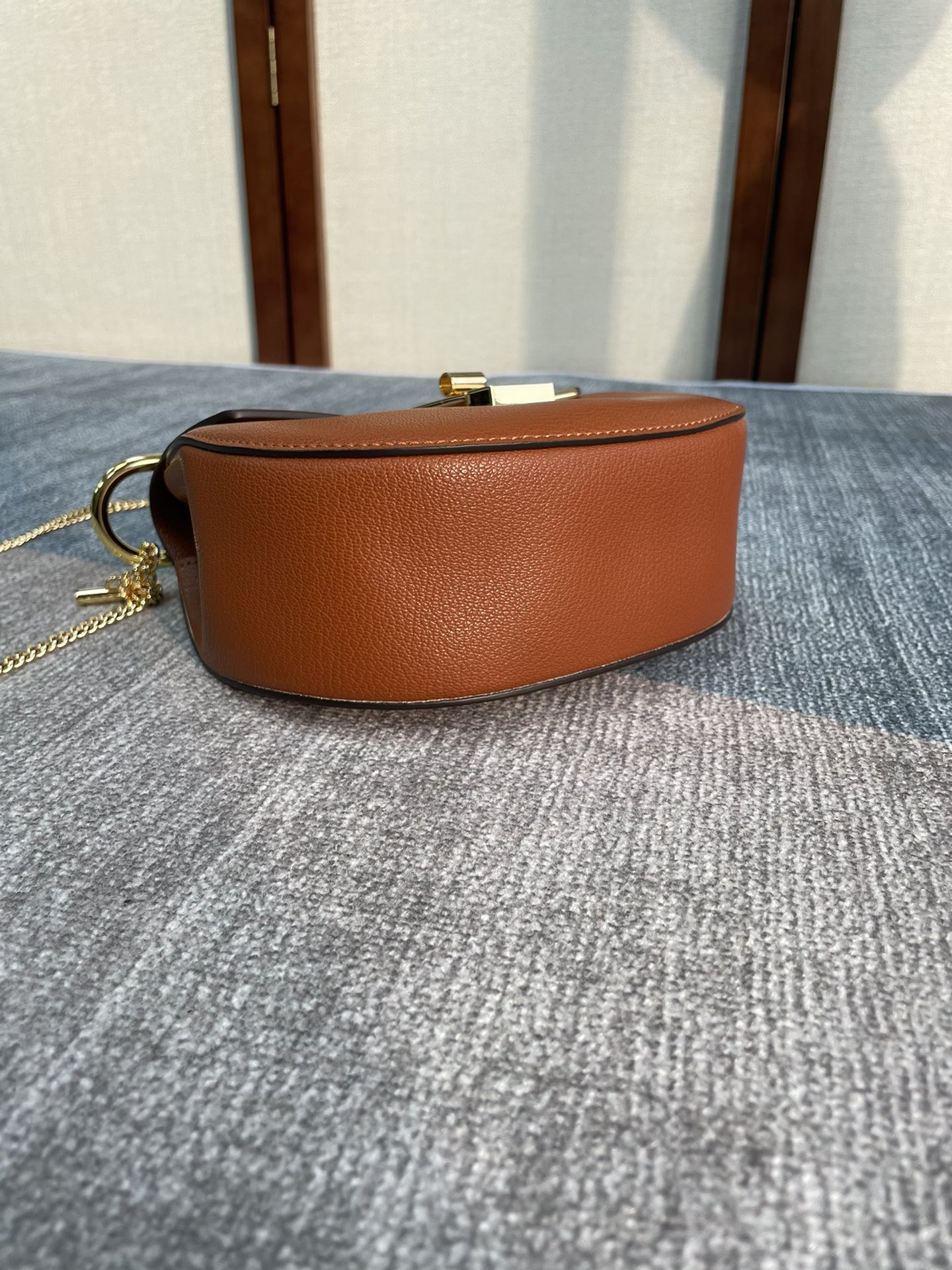 Chloe Mini Drew Piggy Bag - Brown 63367 - Image 3