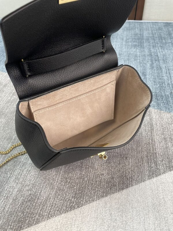 Chloe Mini Drew Piggy Bag - Black 31907 - Image 2