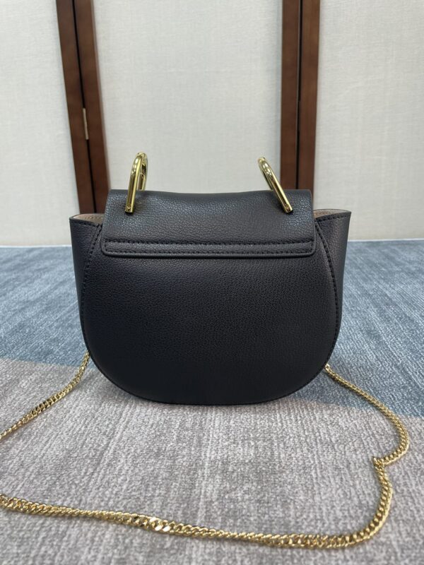 Chloe Mini Drew Piggy Bag - Black 31907 - Image 4