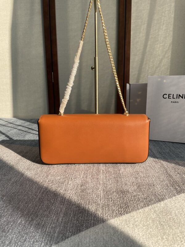 Celine Chain Armpit Bag - Orange 86239 - Image 5