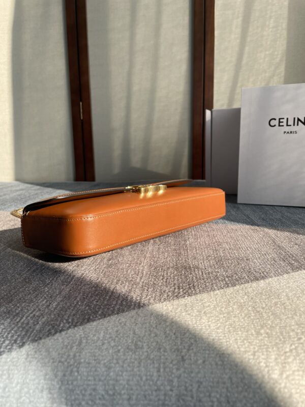 Celine Chain Armpit Bag - Orange 86239 - Image 4