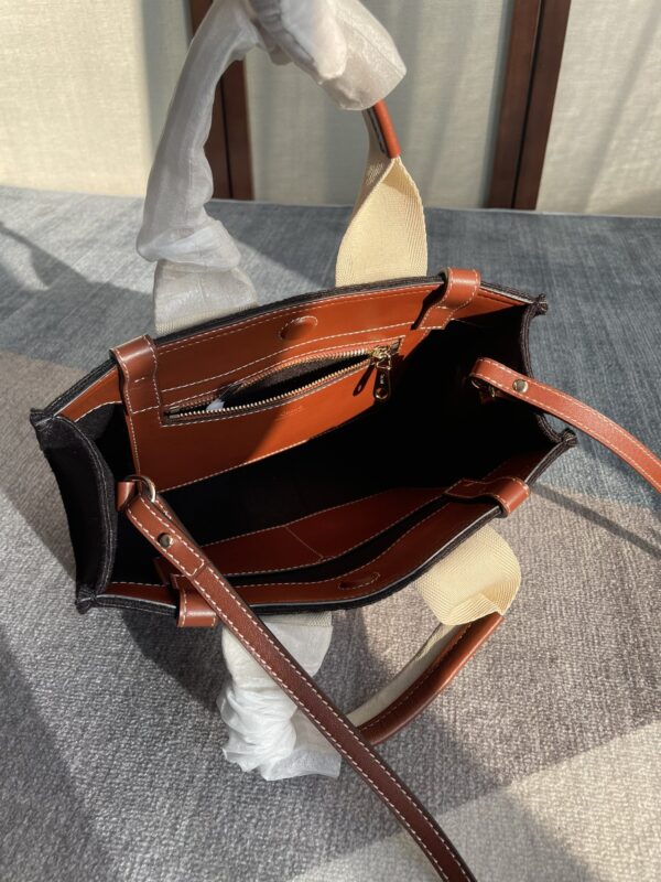 Chloe Woody Small Tote Bag - Brown 77032 - Image 2