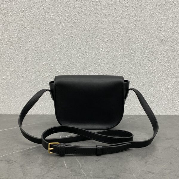 Celine Folco Saddle Bag - Black 58987 - Image 4