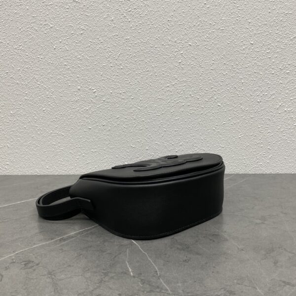 Celine Folco Saddle Bag - Black 58987 - Image 2
