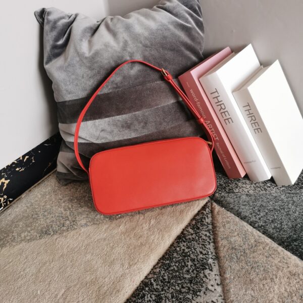 Celine Armpit Shoulder Bag - Red 47090 - Image 5