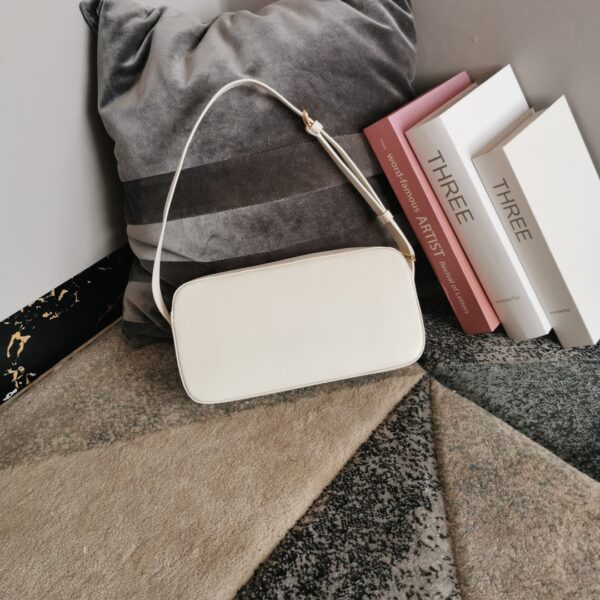 Celine Armpit Shoulder Bag - White 76508 - Image 5