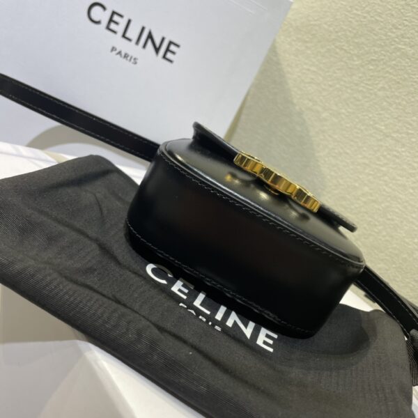Celine 2022 New Mini Headphone Bag - Black 10828 - Image 5