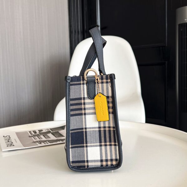 Coach's New Dempsey Series Small Tote Bag - Black 45650 - Image 3