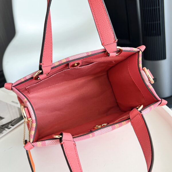 Coach's New Dempsey Series Small Tote Bag - Pink 98295 - Image 3
