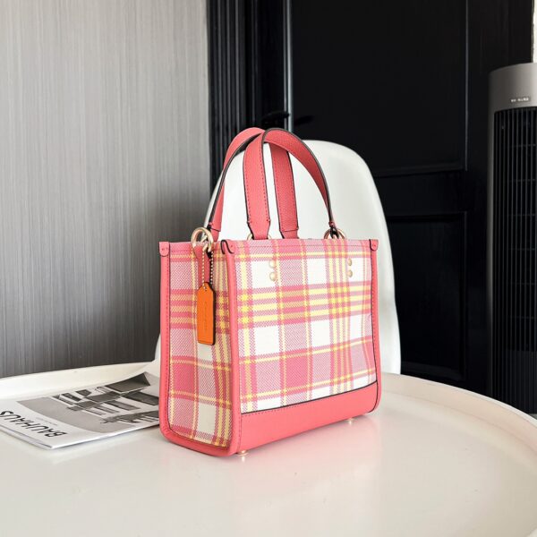 Coach's New Dempsey Series Small Tote Bag - Pink 98295 - Image 5