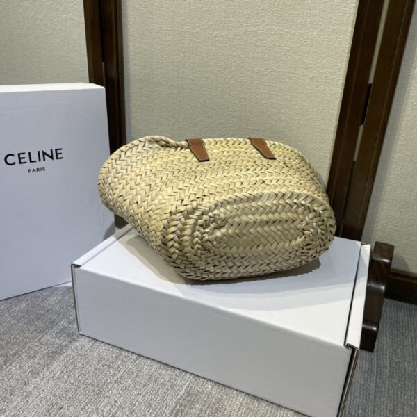 Celine Spring And Summer Straw Bag - Brown 18704 - Image 3