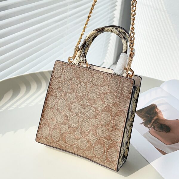 Coach Pepper Mini Tote Music Bag - White 73729 - Image 5