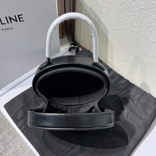 Celine Portable Mooncake Bag - Black 17436 - Image 3