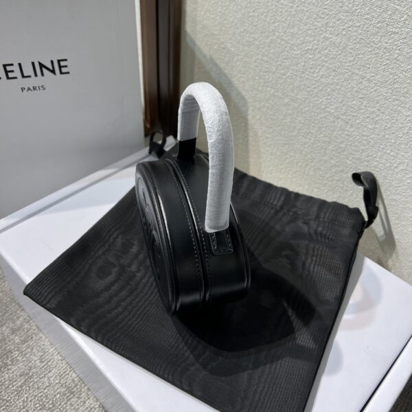 Celine Portable Mooncake Bag - Black 17436 - Image 4