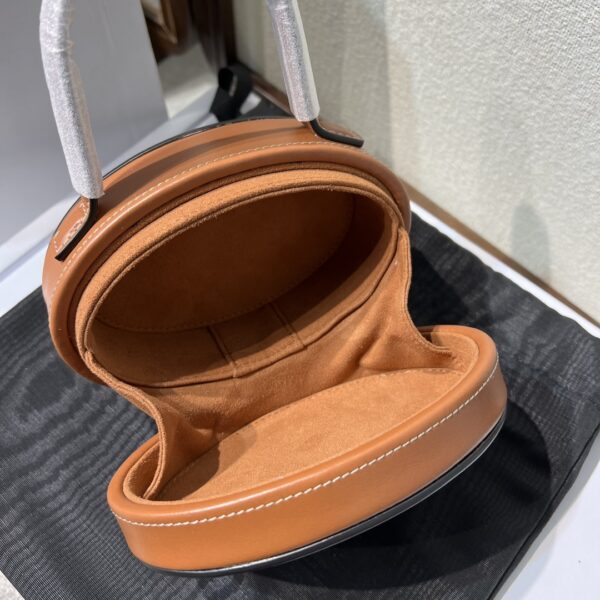Celine Portable Mooncake Bag - Brown 97622 - Image 2