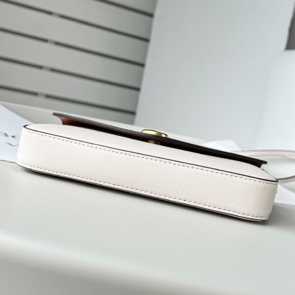 Coach One-shoulder Cross-body Letter Envelope Women's Bag - White 86823 - Image 3