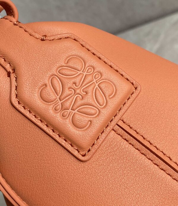 Celine Napa Lunch Box Bag - Peach 44140 - Image 2