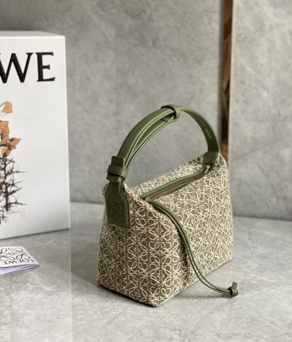 Celine Cubi Embroidered Lunch Small Bag - Cream 56857 - Image 5