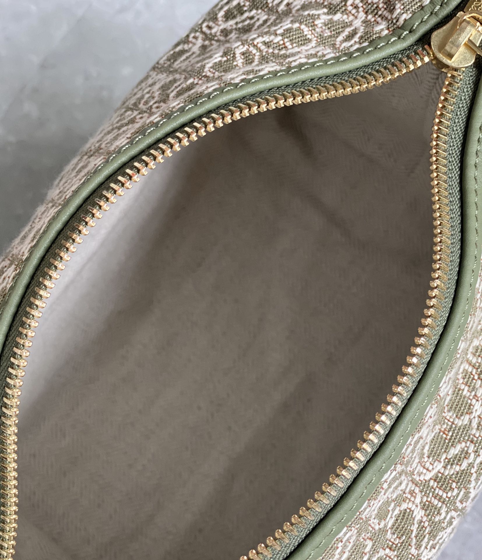 Celine Cubi Embroidered Lunch Small Bag - Cream 56857 - Image 2