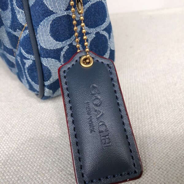 Coach Quilted Pillow Madison Shoulder Bag - Blue 51176 - Image 3
