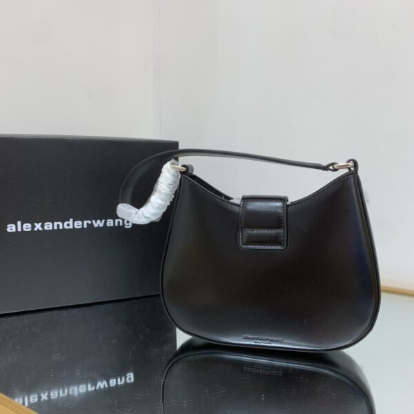 Alexander Wang Structured Small Hobo Bag - Black 41298 - Image 5