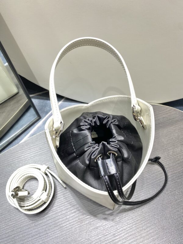 Givenchy Mini Cut Out Bucket Bag - White 81679 - Image 3
