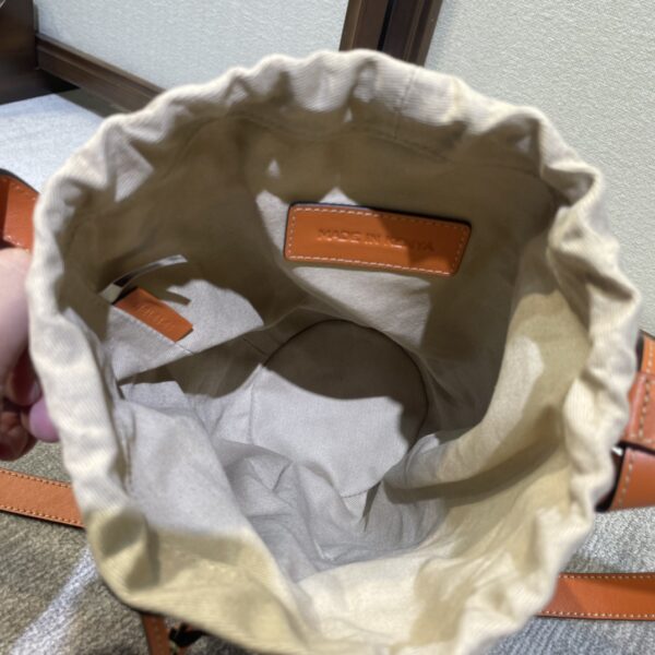 Chloe Concave Shape Basket Bag - Orange 30390 - Image 2